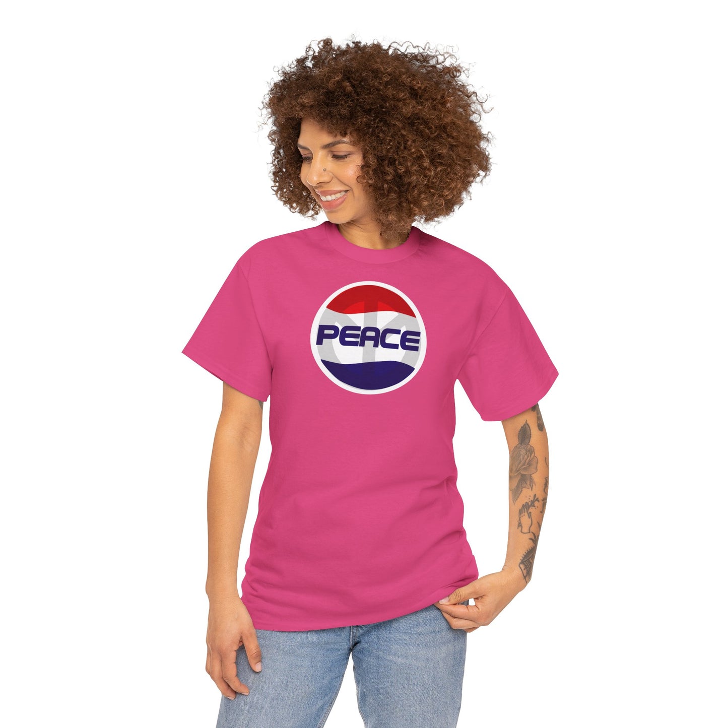 PEACE Unisex Heavy Cotton Tee
