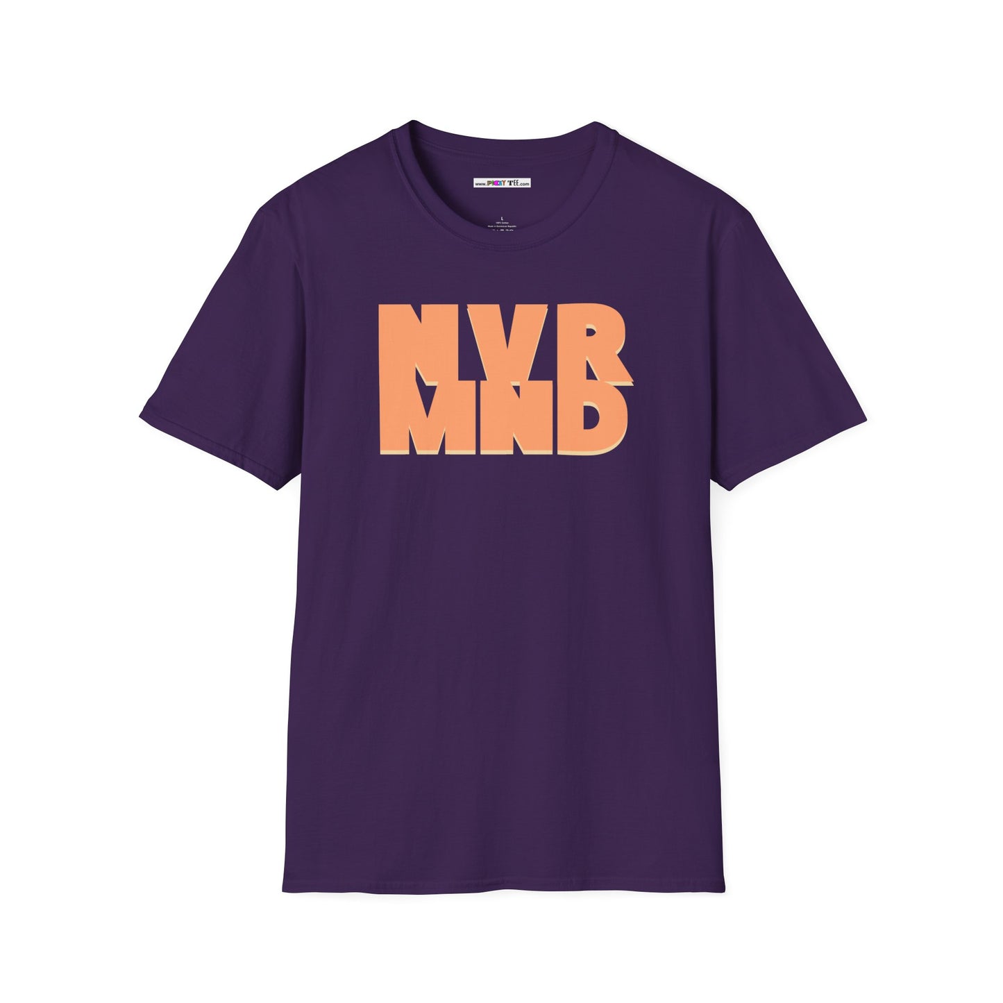 NVR MND Unisex Softstyle 100% Cotton T-Shirt