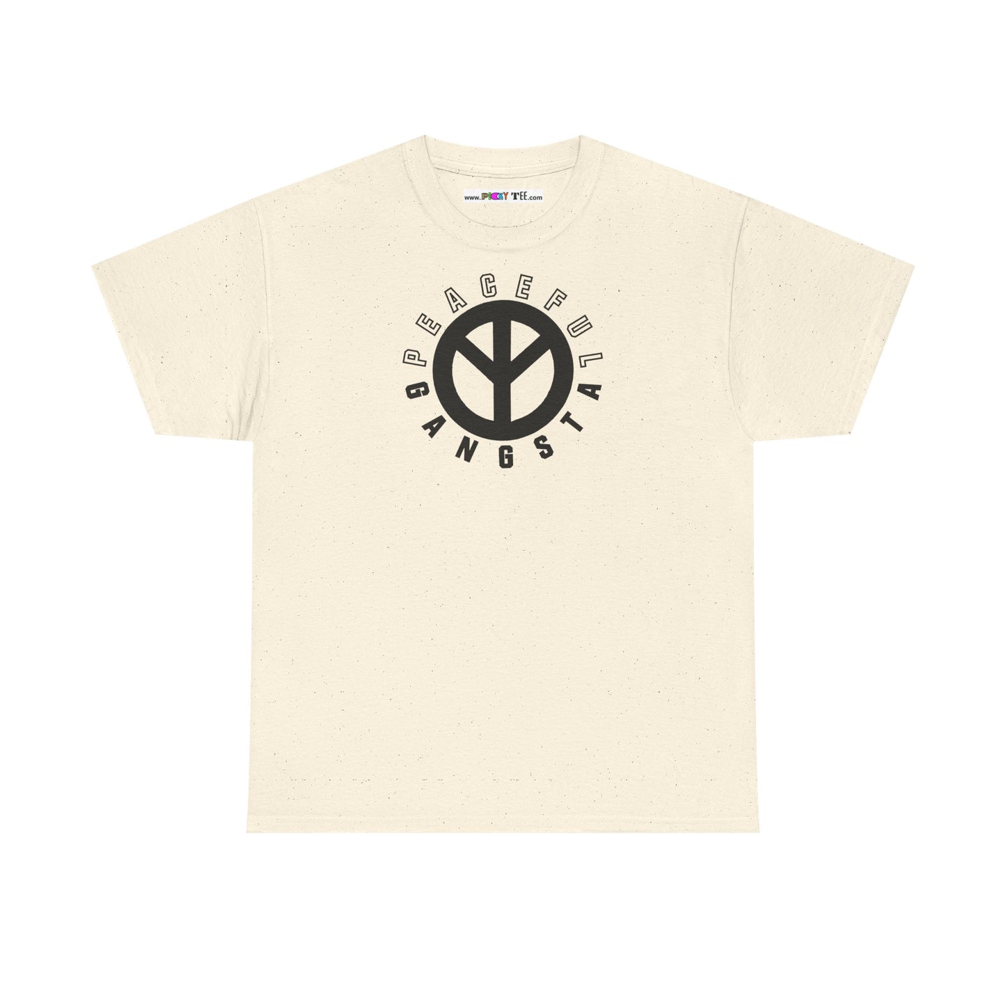 PEACEFUL GANGSTA Unisex Heavy Cotton Tee