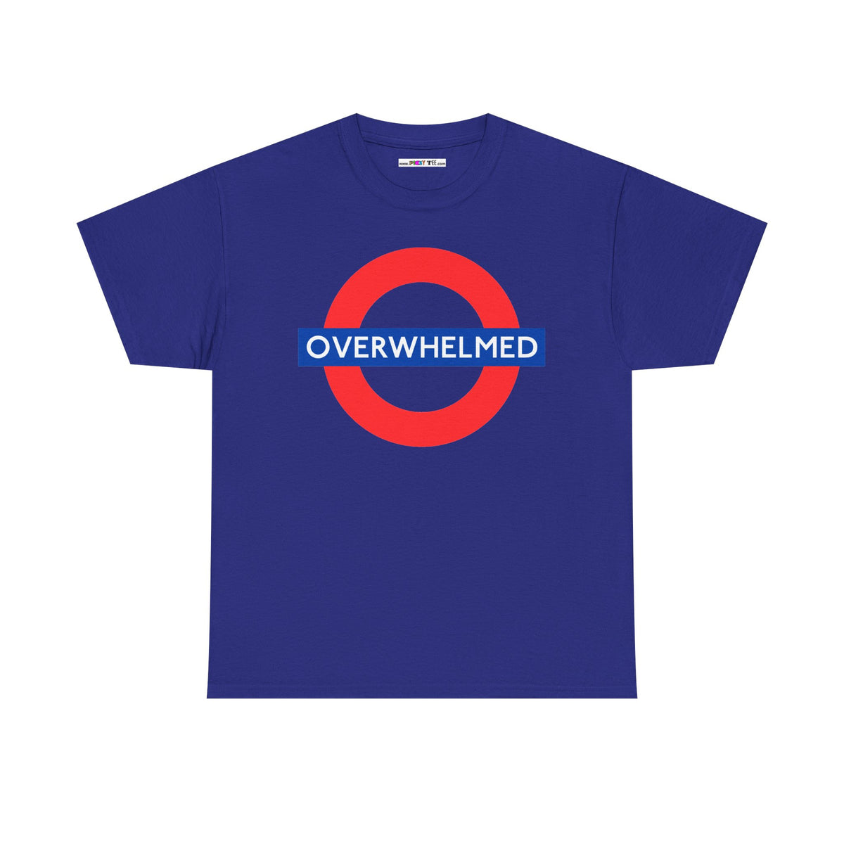 OVERWHELMED Unisex Heavy Cotton Tee