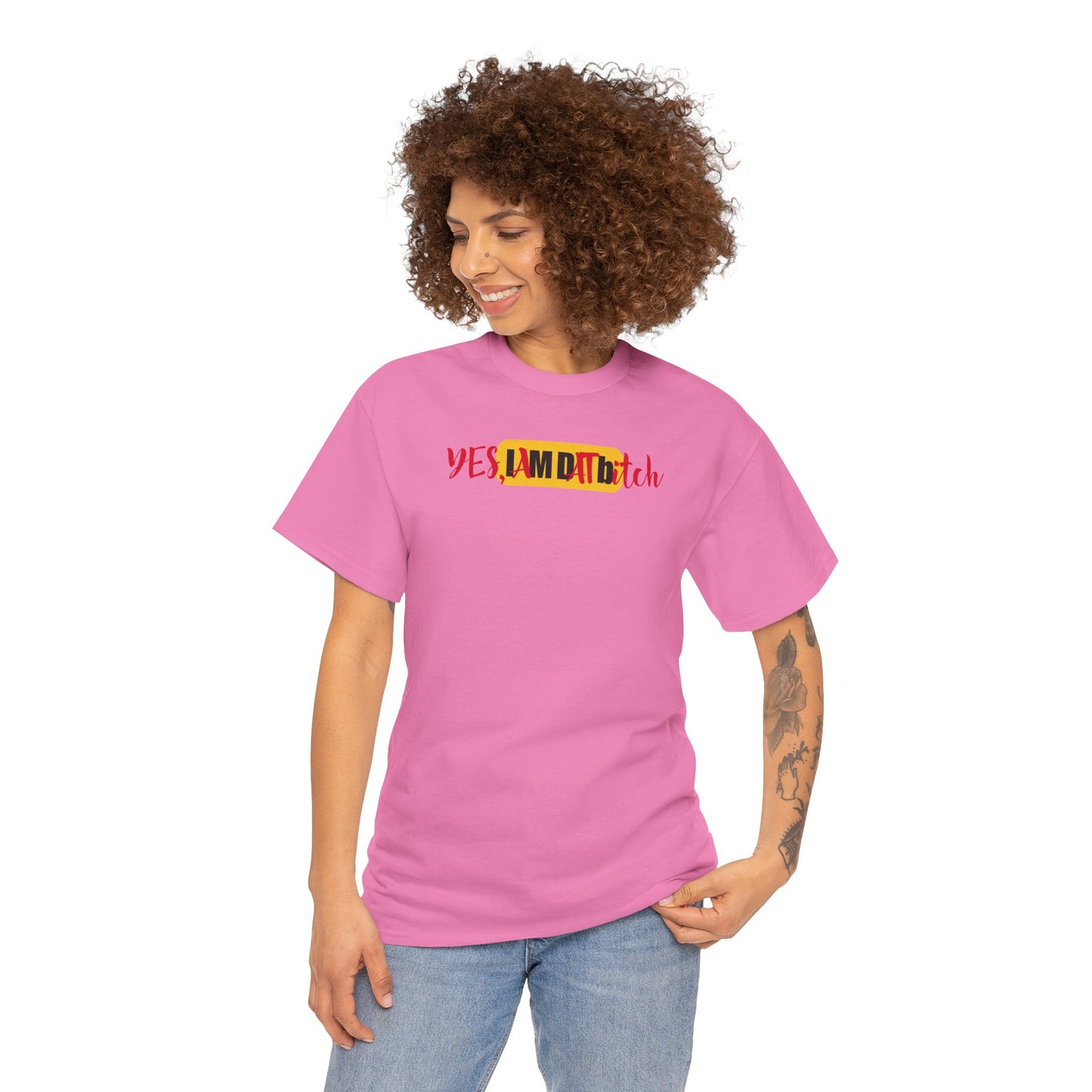 YES, IAMDATbitch Unisex Heavy Cotton Tee
