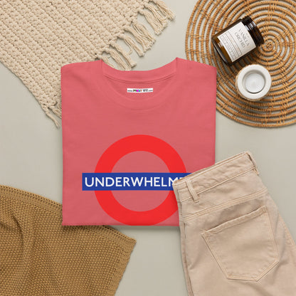 UNDERWHELMED Unisex Heavy Cotton Tee