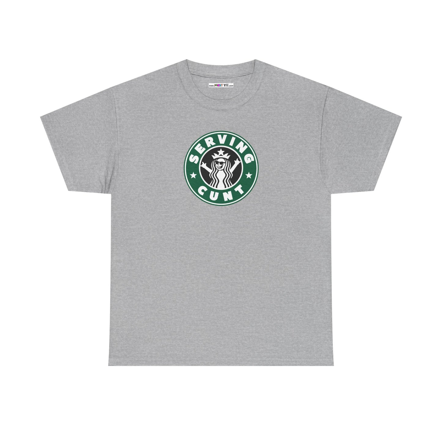SERVINGCUNT Unisex Heavy Cotton Tee