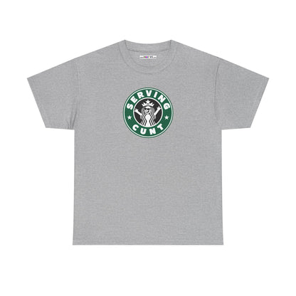 SERVINGCUNT Unisex Heavy Cotton Tee