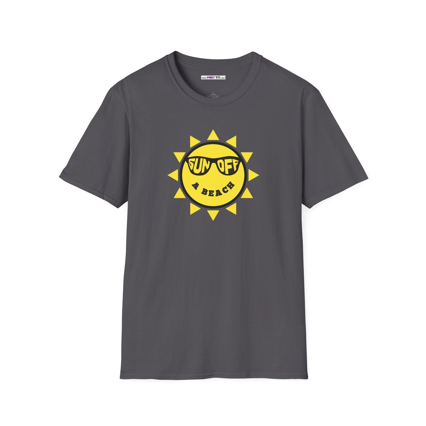 SUN OFF A BEACH Unisex Softstyle 100% Cotton T-Shirt