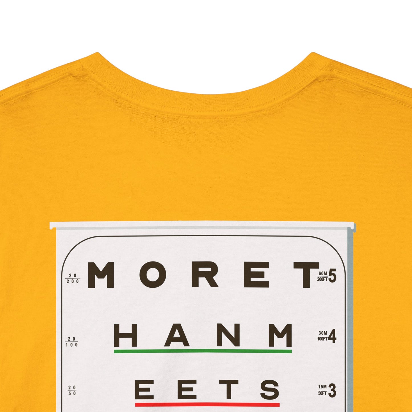 MORE THAN MEETS THE I TEST Unisex Heavy Cotton Tee