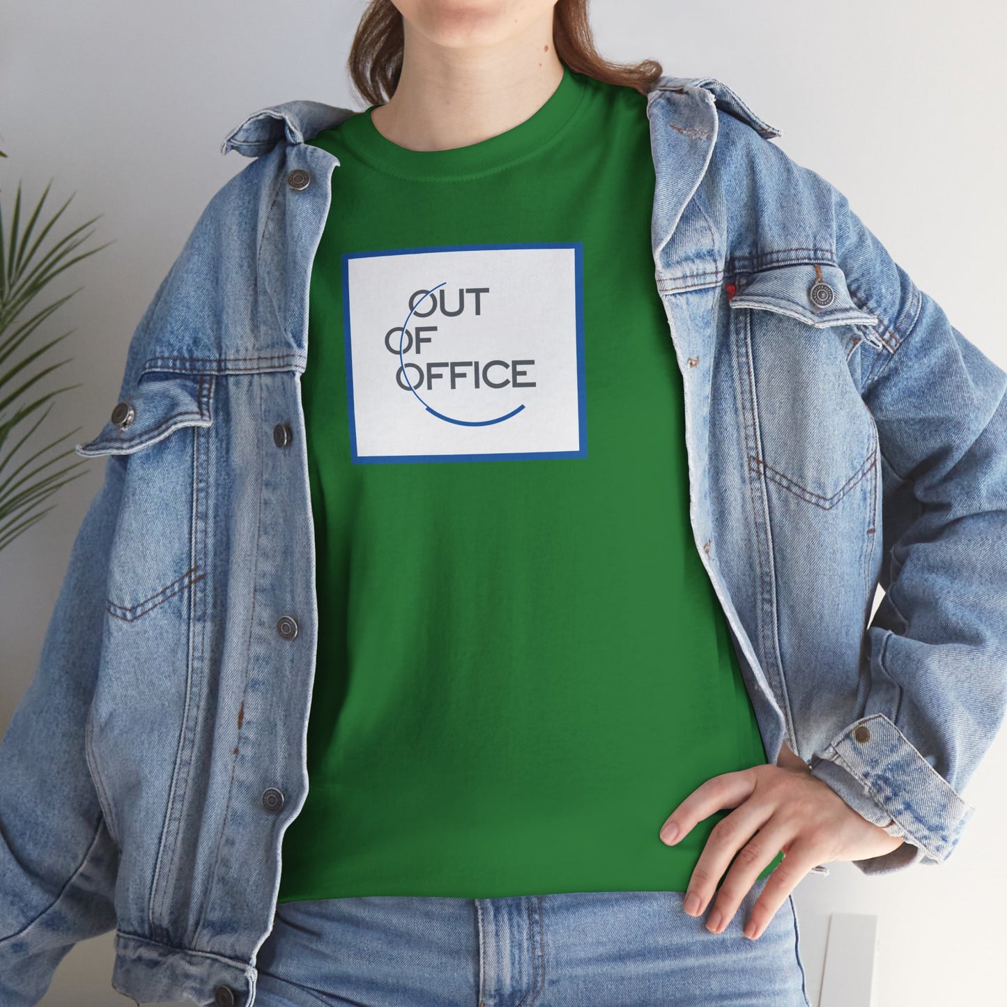OUT OF OFFICE Unisex Heavy Cotton Tee