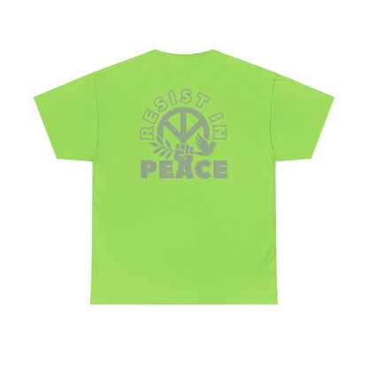 RESIST IN PEACE Unisex Heavy Cotton Tee