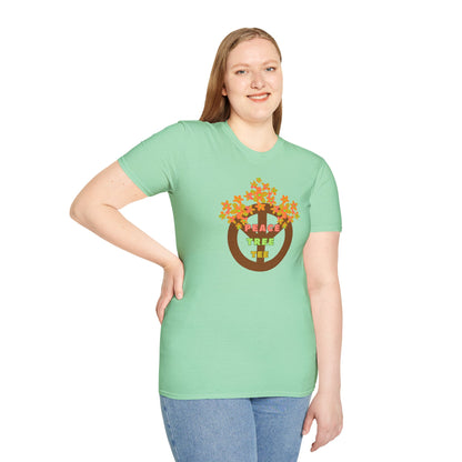 PEACE TREE TEE Unisex Softstyle 100% Cotton T-Shirt