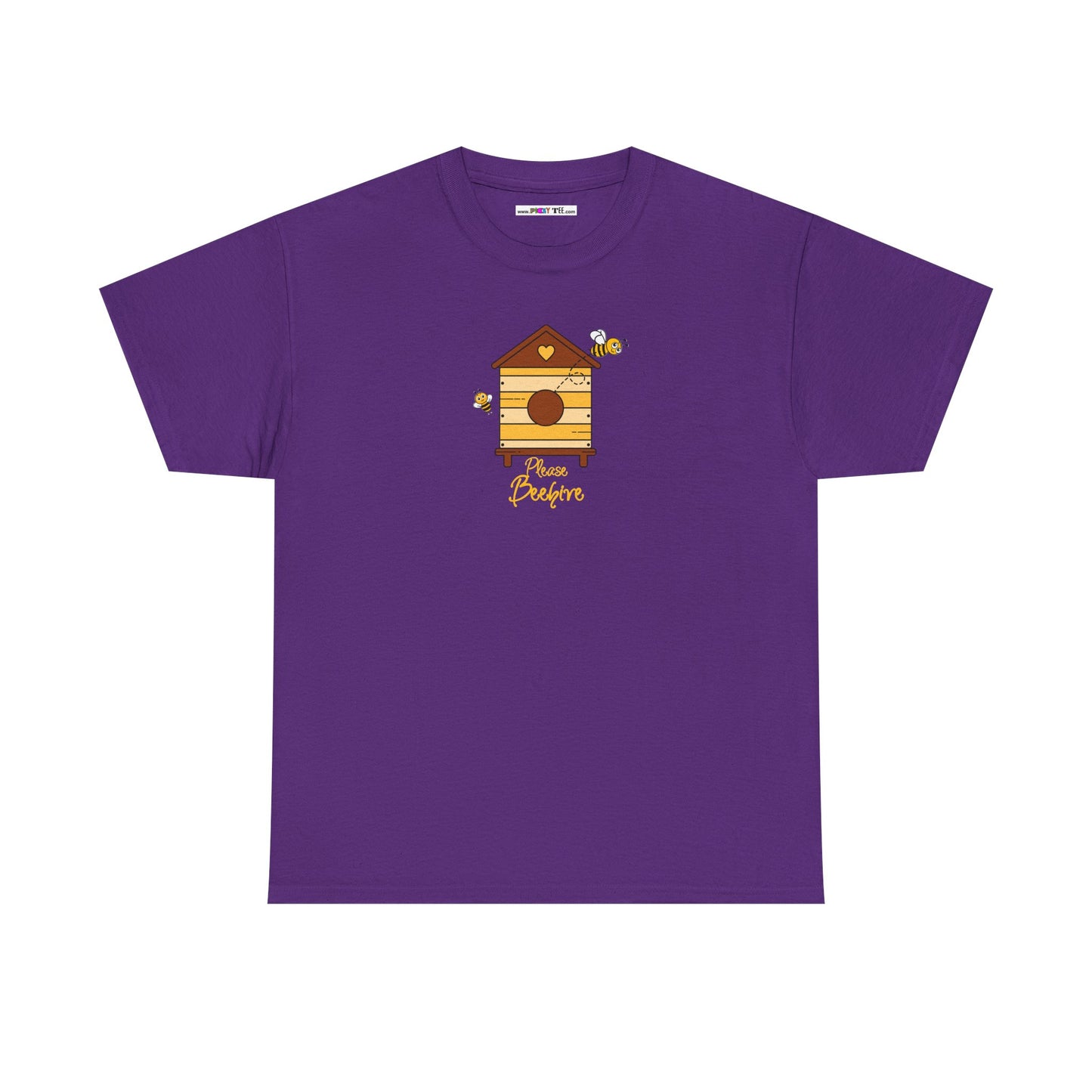 Please Beehive Unisex Heavy Cotton Tee