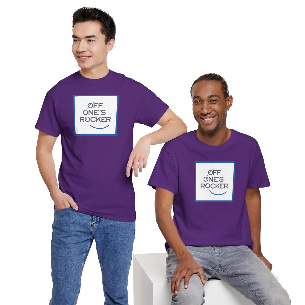 OFF ONE'S ROCKER Unisex Heavy Cotton Tee