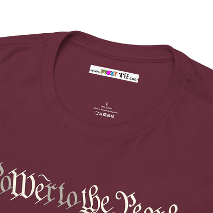 poWEr to THE PEOPLE Unisex Heavy Cotton Tee