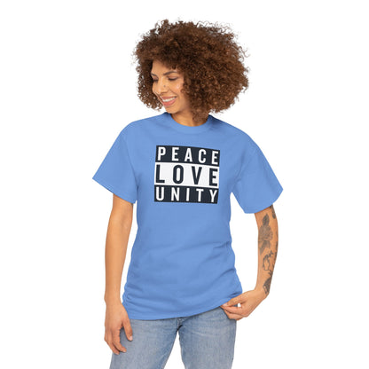 PEACELOVEUNITY Unisex Heavy Cotton Tee