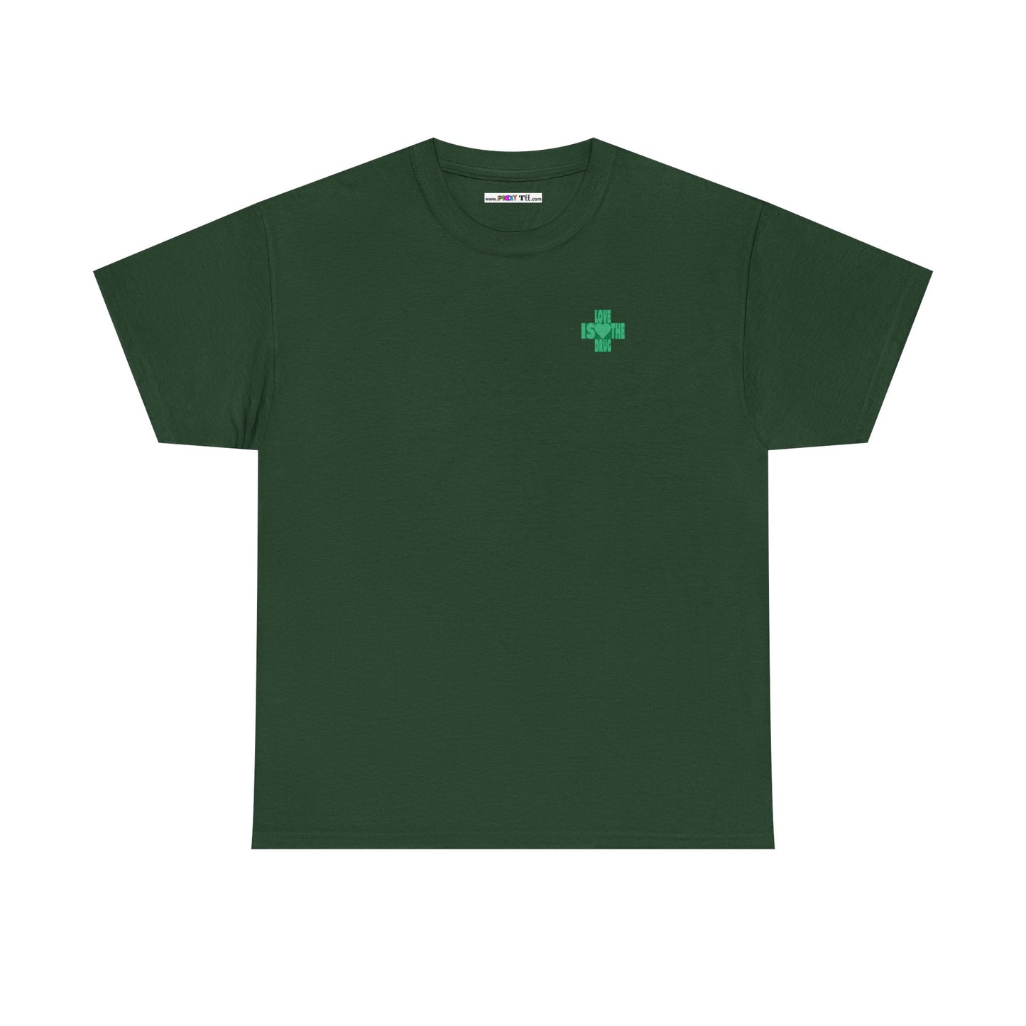 LOVE IS THE DRUG Unisex Heavy Cotton Tee