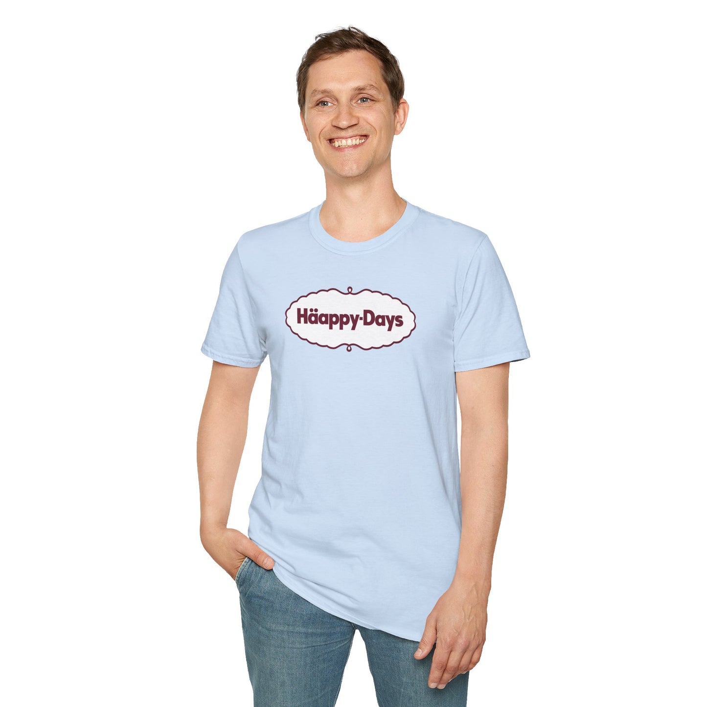 Häappy-Days Unisex Softstyle 100% Cotton T-Shirt