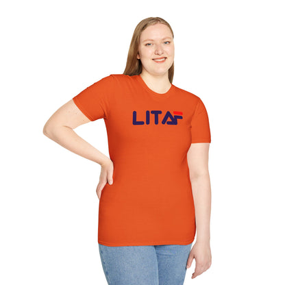 LIT AF Unisex Softstyle 100% Cotton T-Shirt