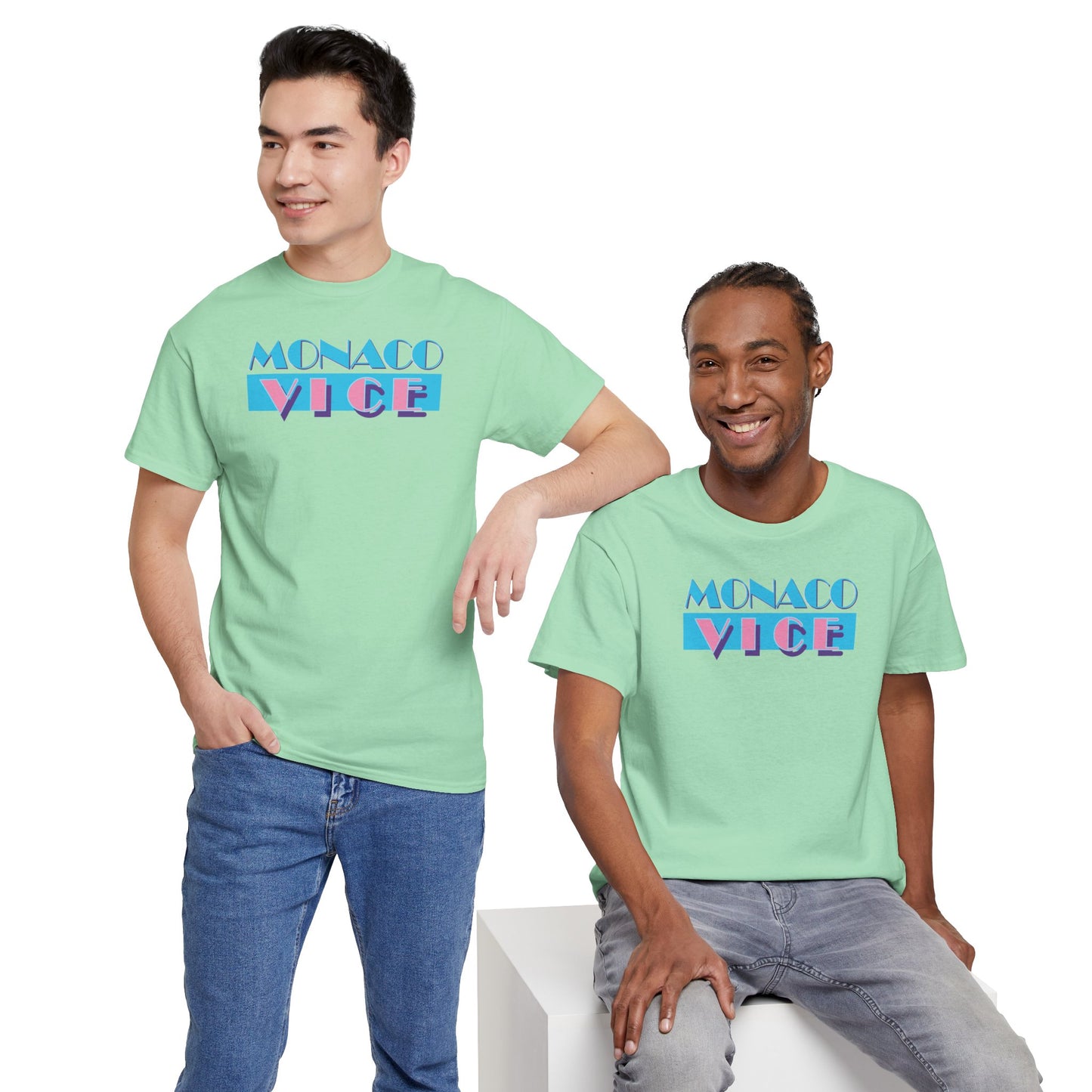 MONACO VICE Unisex Heavy Cotton Tee
