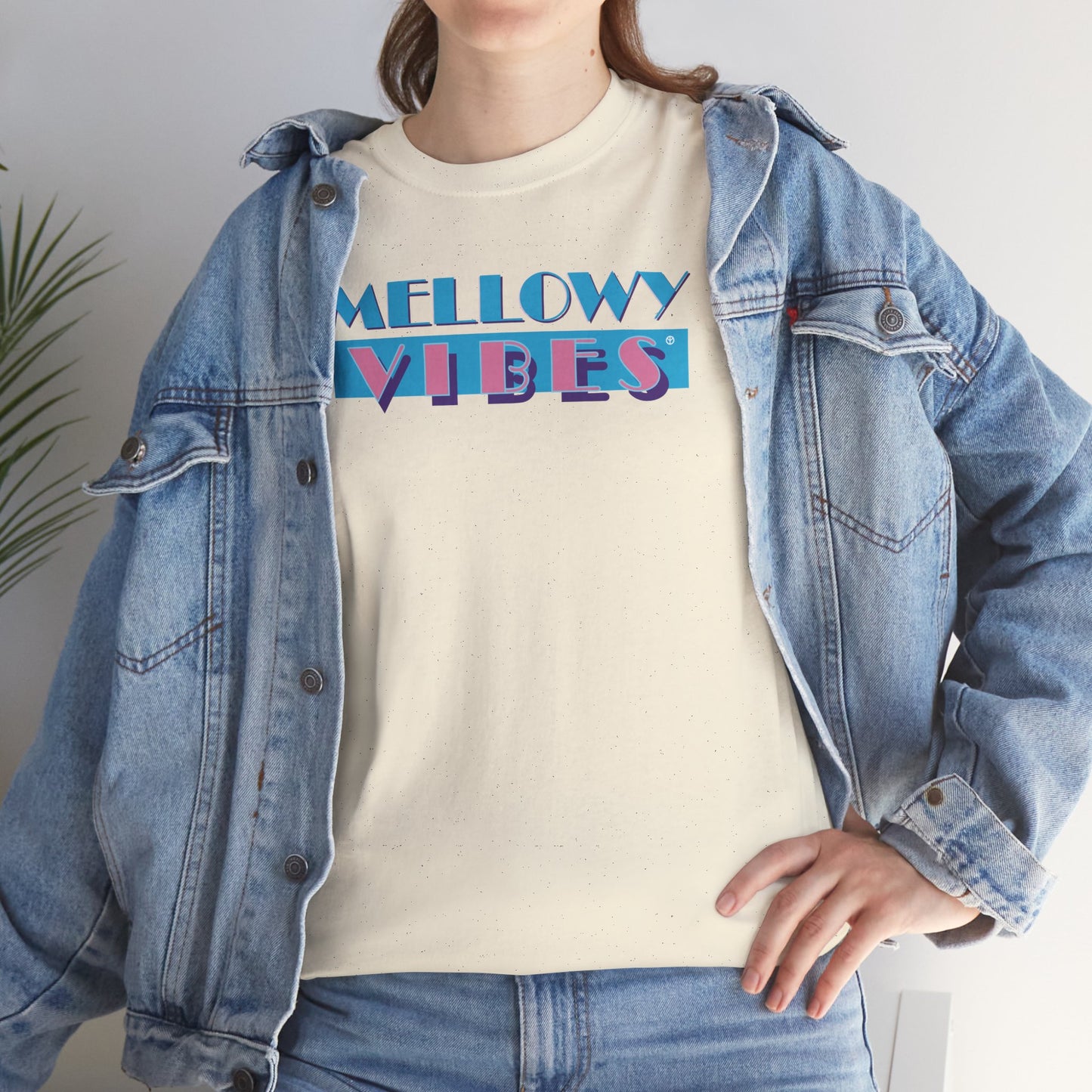 MELLOWY VIBES Unisex Heavy Cotton Tee