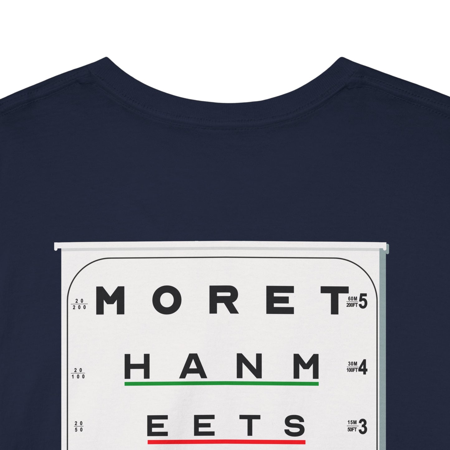 MORE THAN MEETS THE I TEST Unisex Heavy Cotton Tee