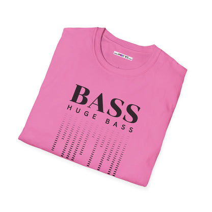 BASS HUGE BASS Unisex Softstyle 100% Cotton T-Shirt