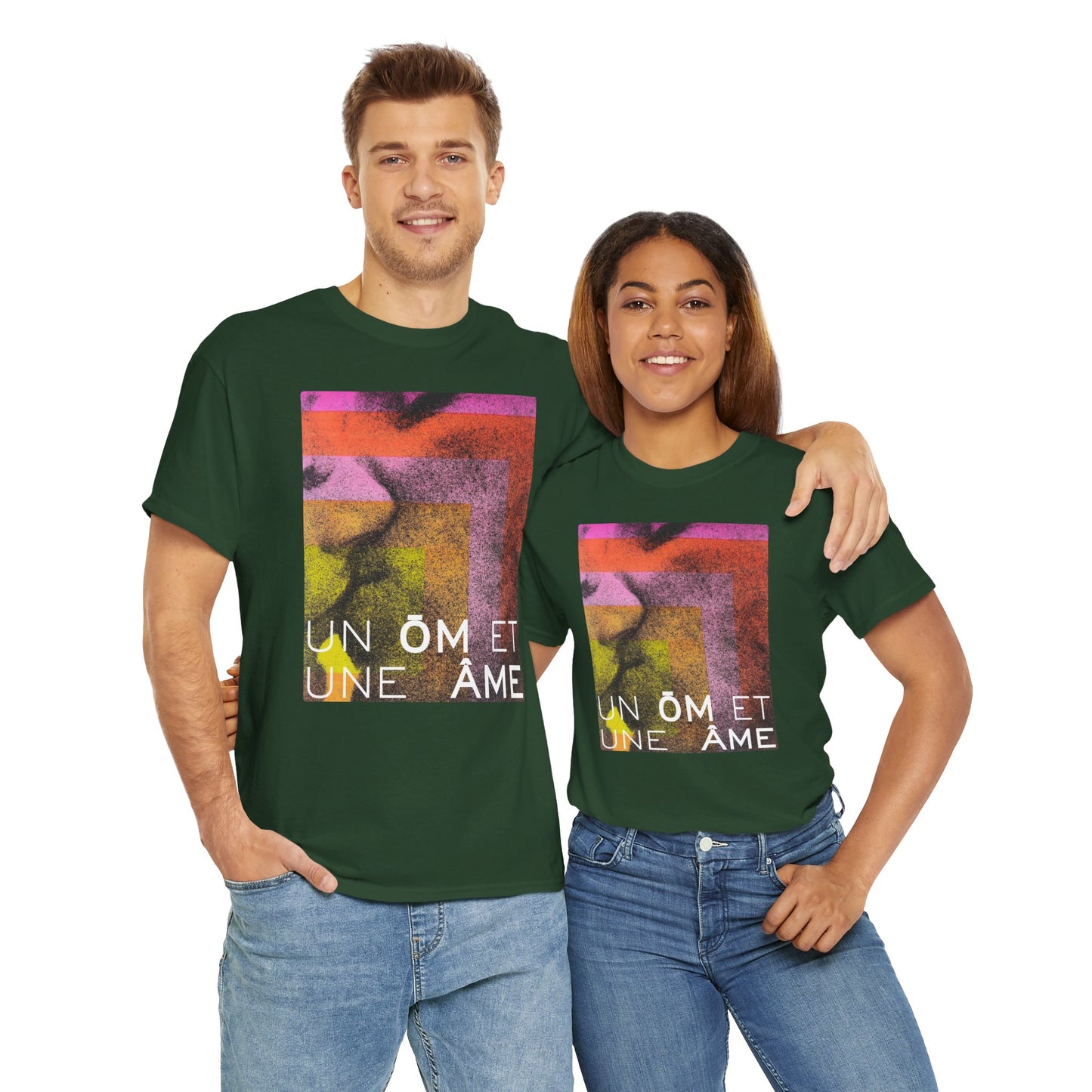 UN ŌM ET UNE ÂME Unisex Heavy Cotton Tee