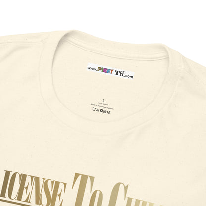 LICENSE TO CHILL 00Zzz Unisex Heavy Cotton Tee