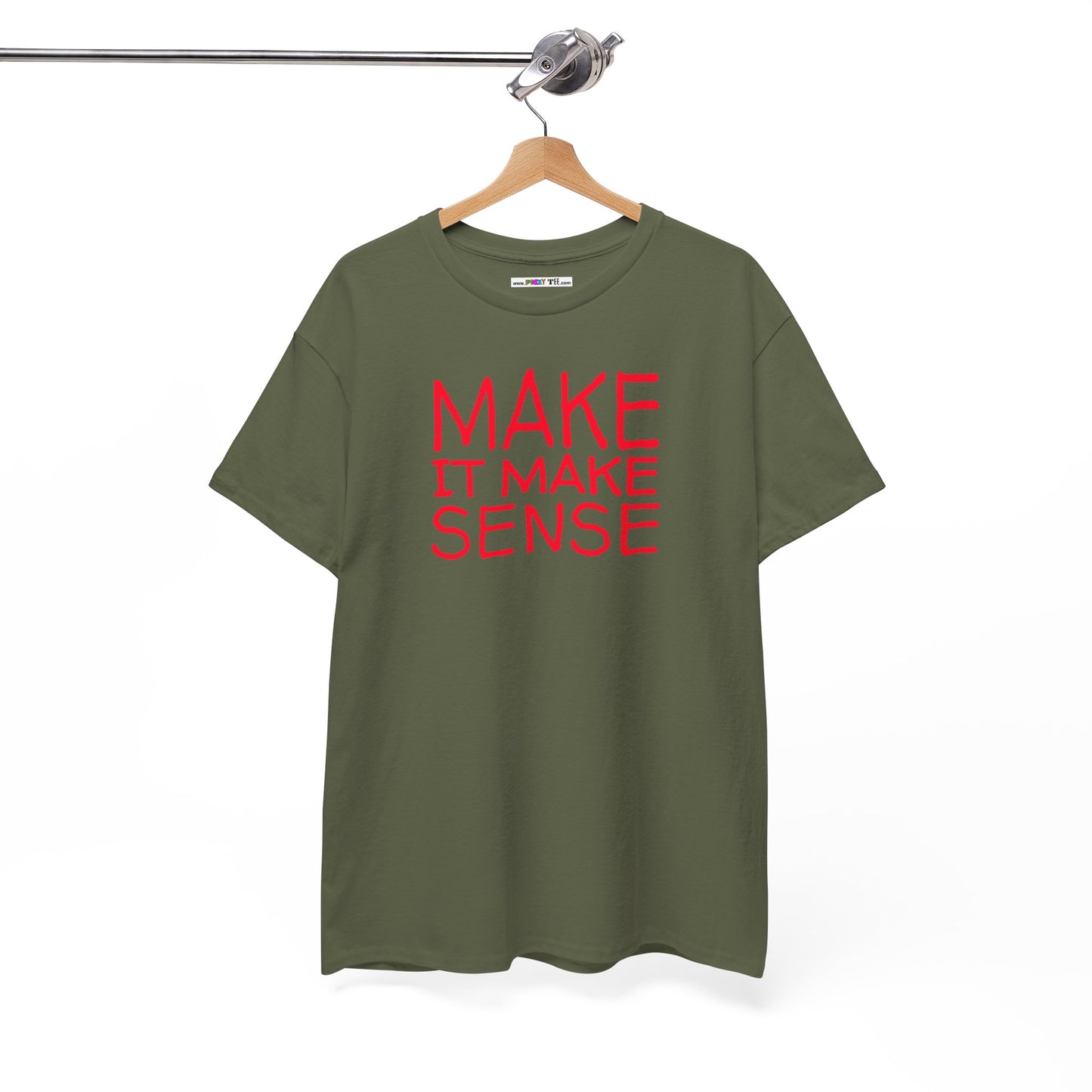 MAKE IT MAKE SENSE Unisex Heavy Cotton Tee