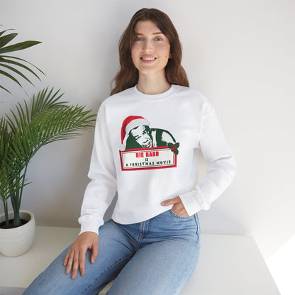 DIE HARD IS A CHRISTMAS MOVIE Unisex Heavy Blend™ Crewneck Sweatshirt