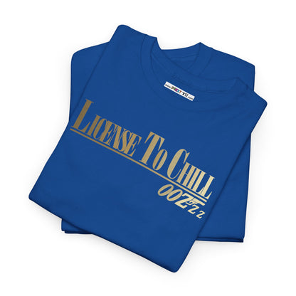 LICENSE TO CHILL 00Zzz Unisex Heavy Cotton Tee