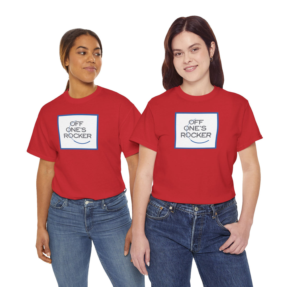 OFF ONE'S ROCKER Unisex Heavy Cotton Tee