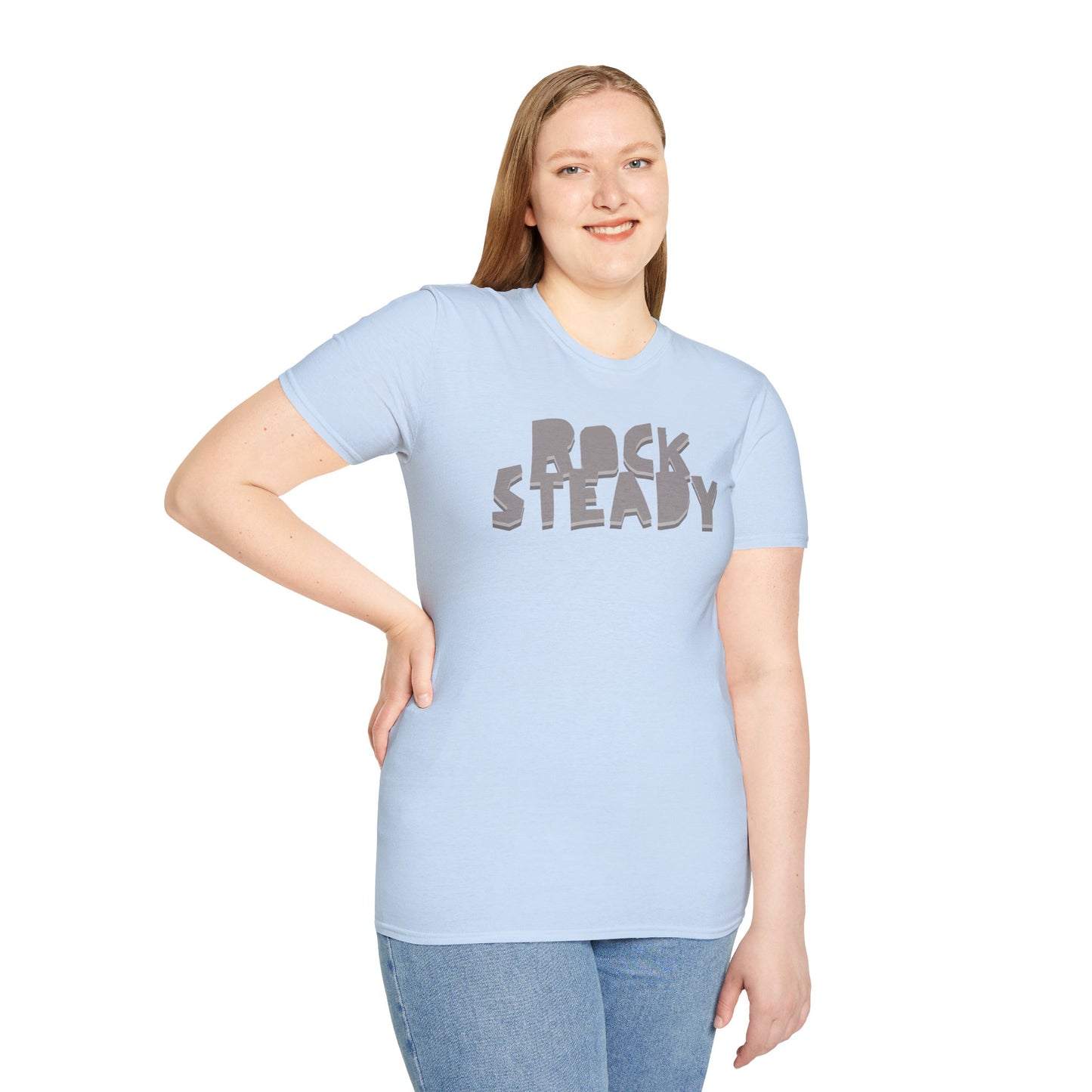 ROCK STEADY Unisex Softstyle 100% Cotton T-Shirt