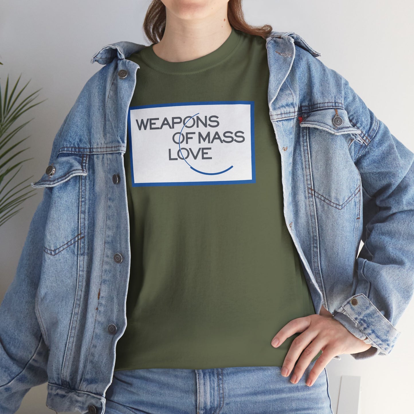 WEAPONS OF MASS LOVE Unisex Heavy Cotton Tee