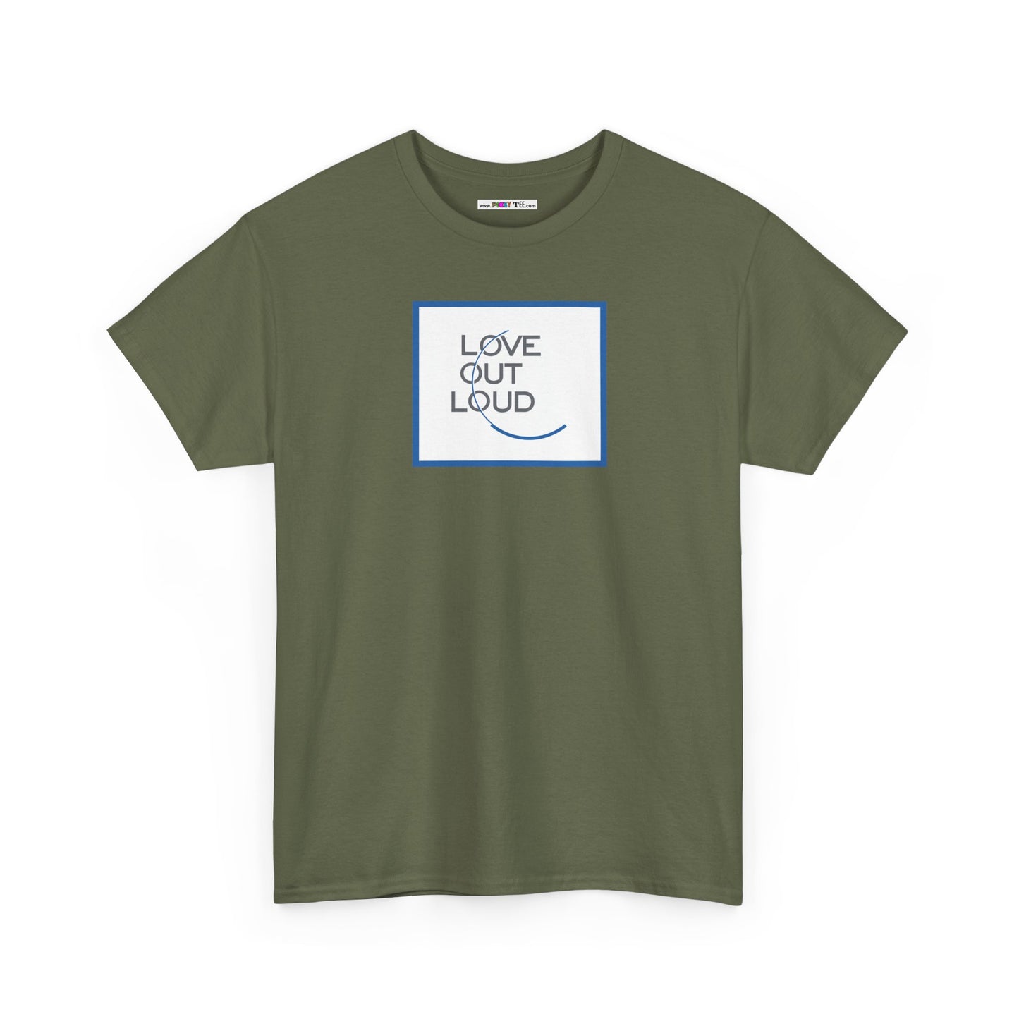 LOL- LOVE OUT LOUD Unisex Heavy Cotton Tee