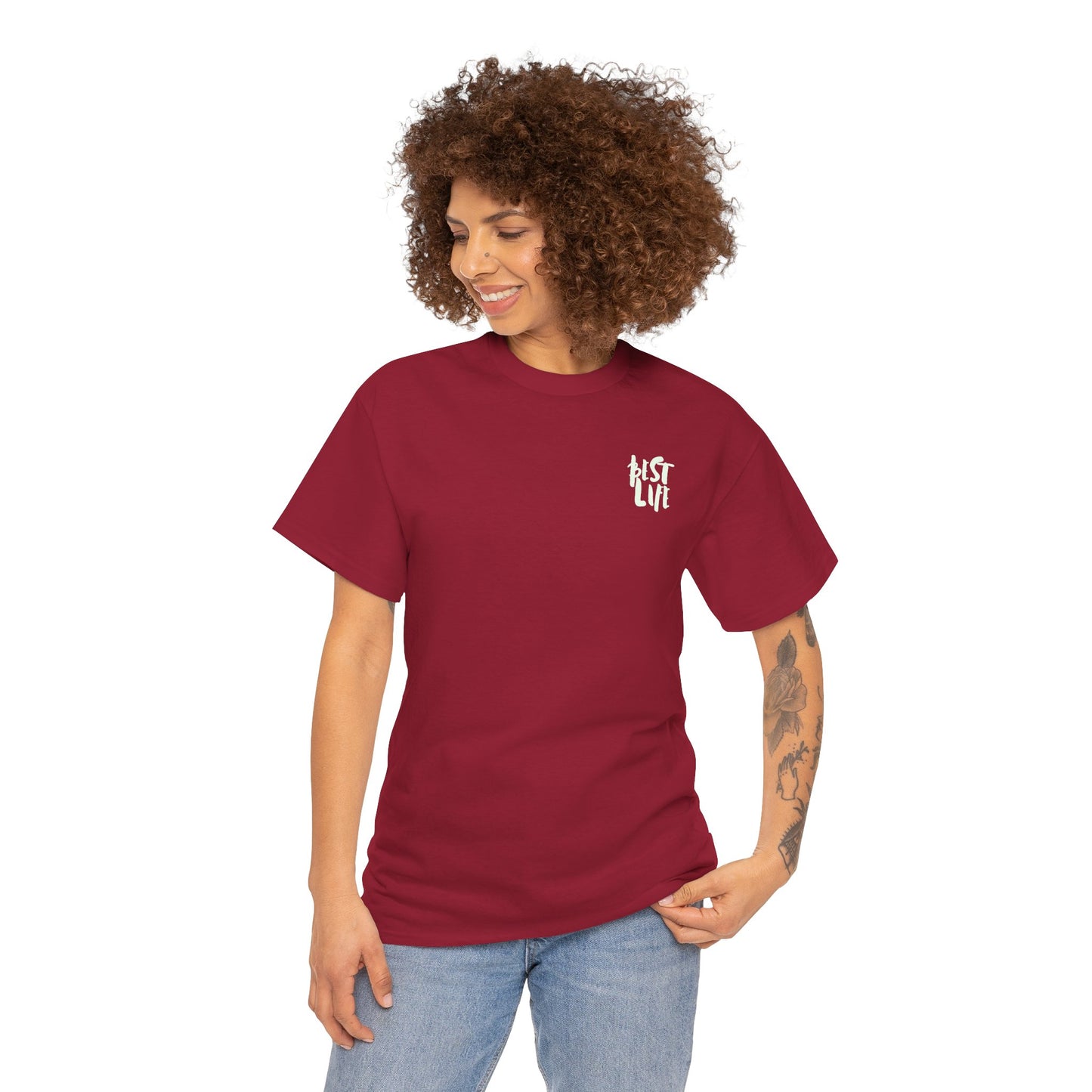 BEST LIFE Unisex Heavy Cotton Tee