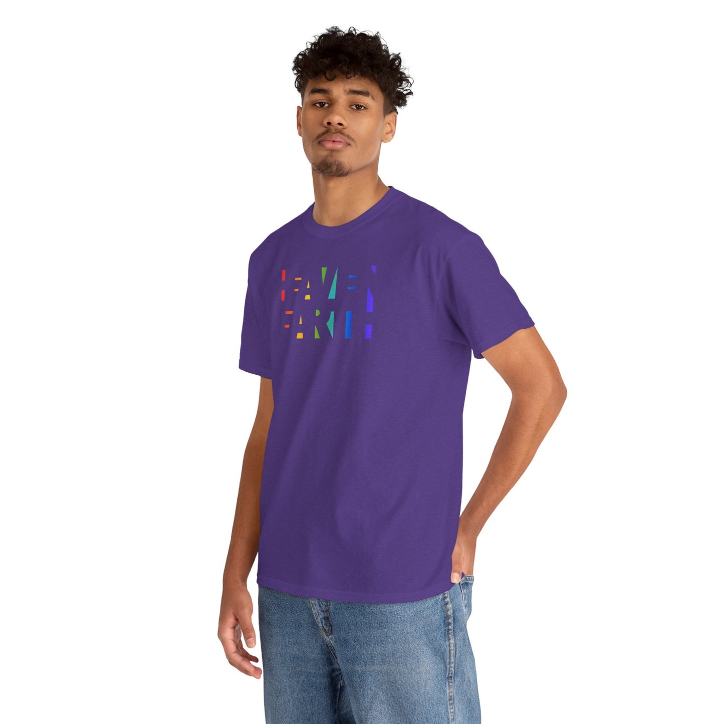 HEAVEN ON EARTH Unisex Heavy Cotton Tee — here now.