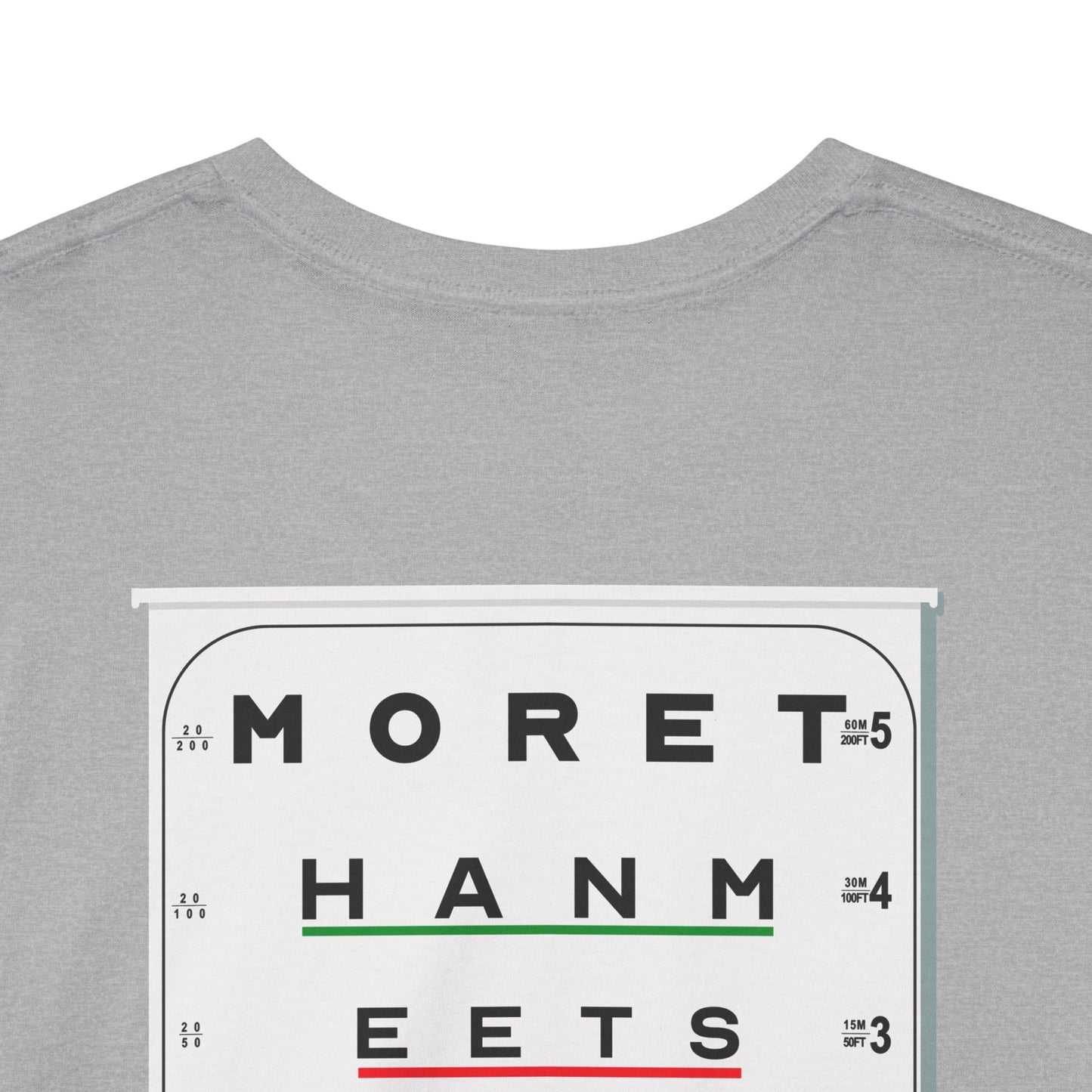 MORE THAN MEETS THE I TEST Unisex Heavy Cotton Tee
