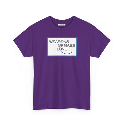 WEAPONS OF MASS LOVE Unisex Heavy Cotton Tee