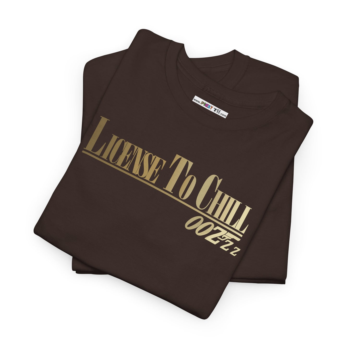 LICENSE TO CHILL 00Zzz Unisex Heavy Cotton Tee