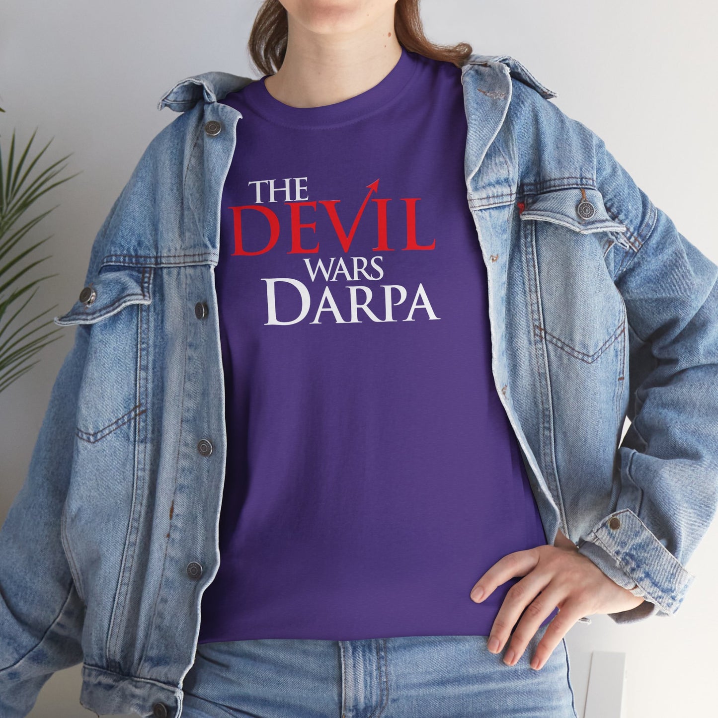 THE DEVIL WARS DARPA Unisex Heavy Cotton Tee