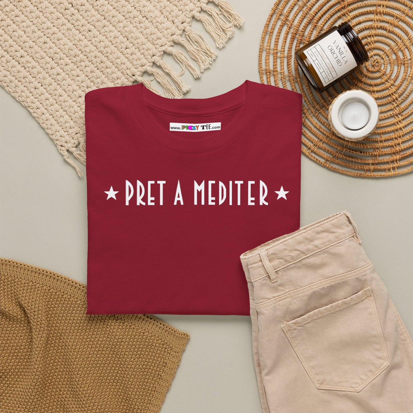 * PRET A MEDITER * Unisex Heavy Cotton Tee