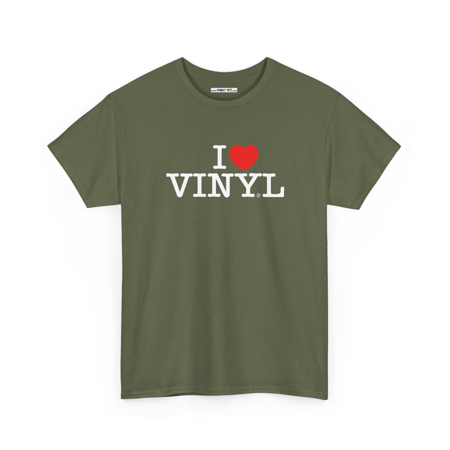 I ❤️ VINYL Unisex Heavy Cotton Tee
