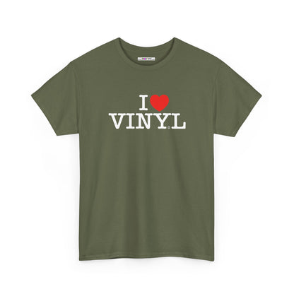 I ❤️ VINYL Unisex Heavy Cotton Tee