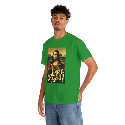 I LOUVRE YOU! Unisex Heavy Cotton Tee