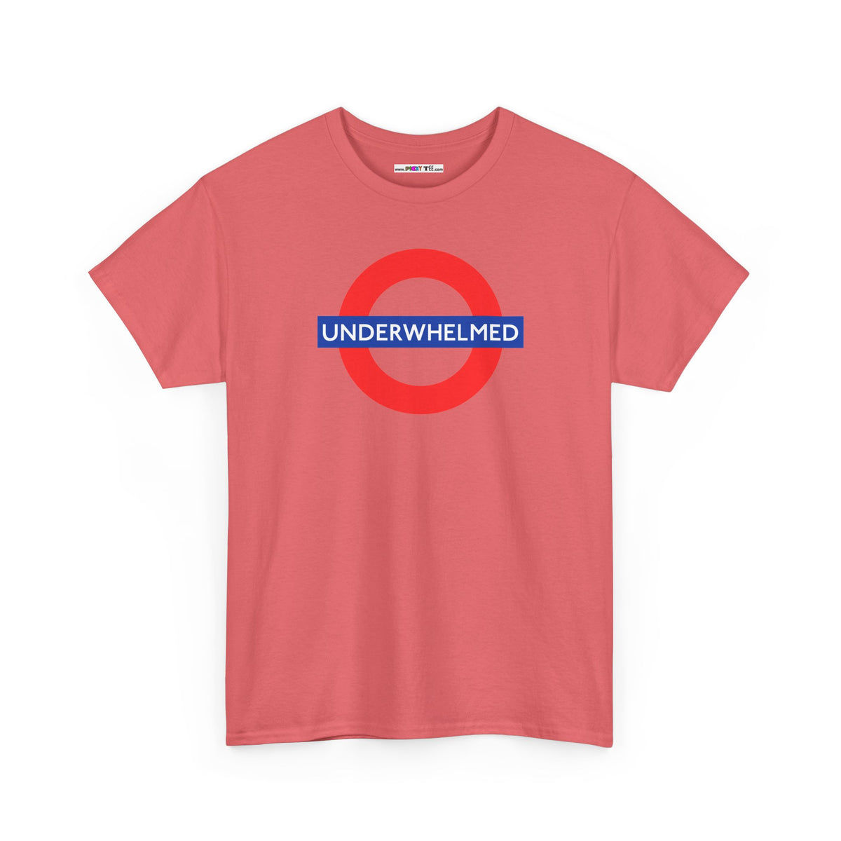 UNDERWHELMED Unisex Heavy Cotton Tee