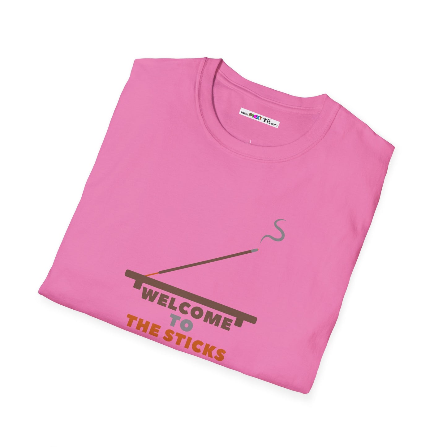 WELCOME TO THE STICKS Unisex Softstyle 100% Cotton T-Shirt