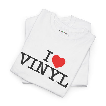 I ❤️ VINYL Unisex Heavy Cotton Tee