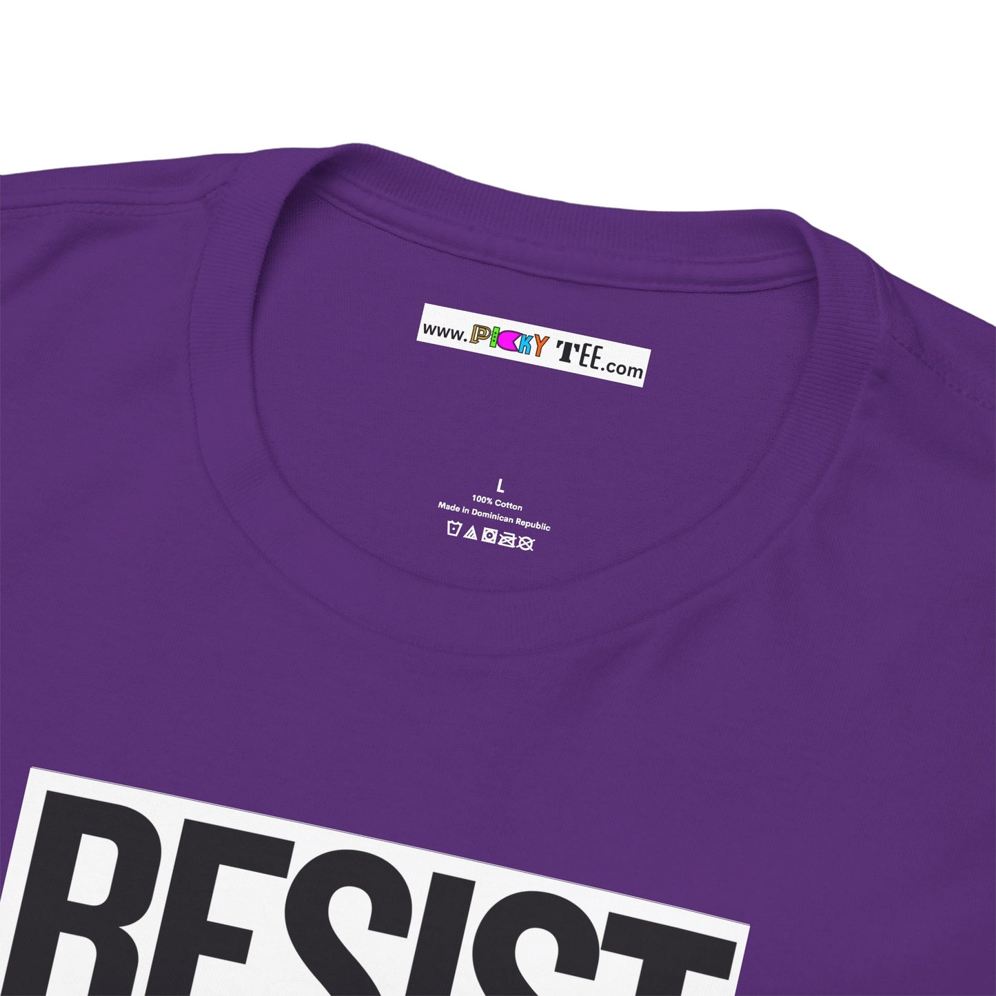 RESIST STANCE UNITED Unisex Heavy Cotton Tee