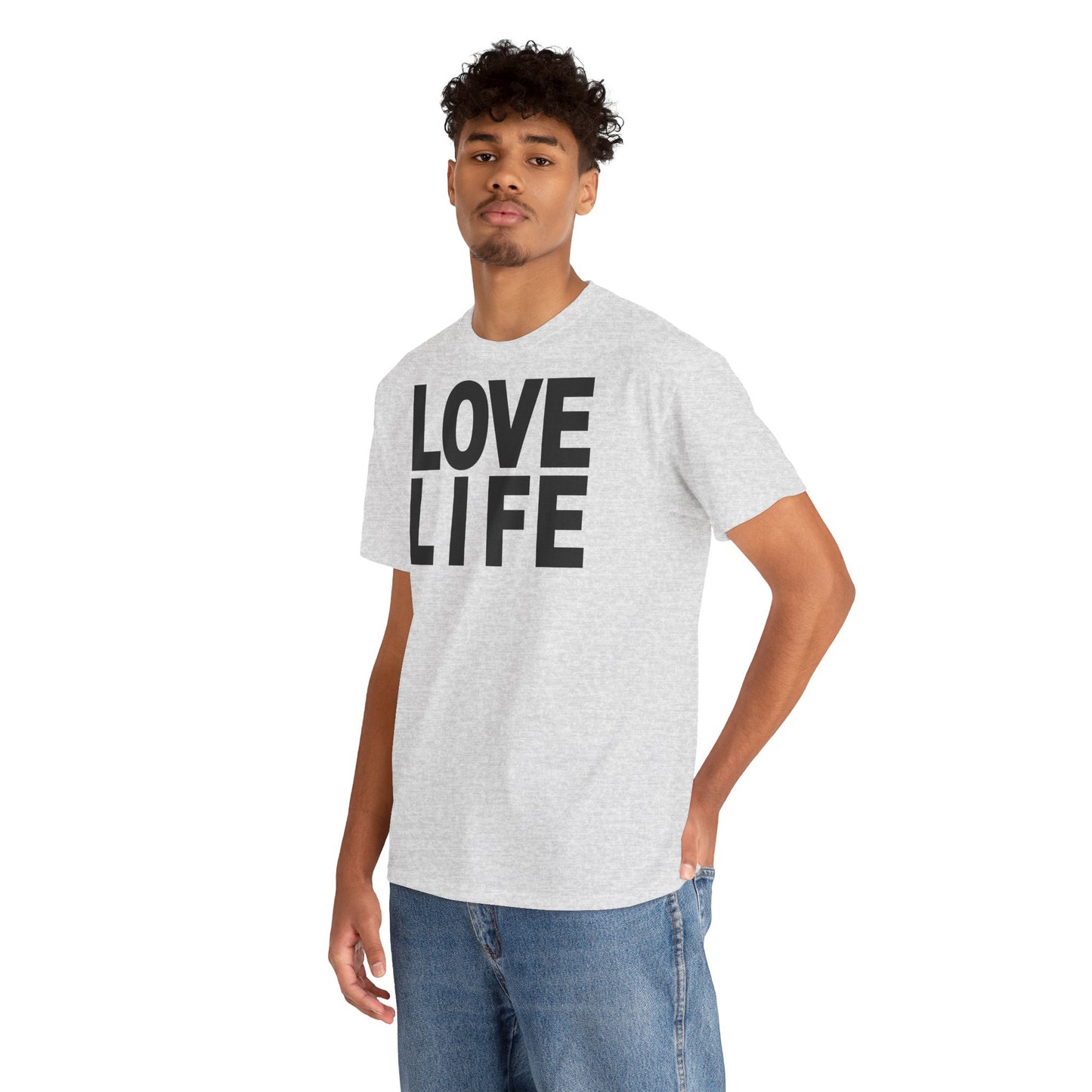 LOVE LIFE Unisex Heavy Cotton Tee