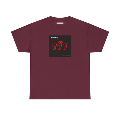 the PEACE ghost in the war-machine Unisex Heavy Cotton Tee