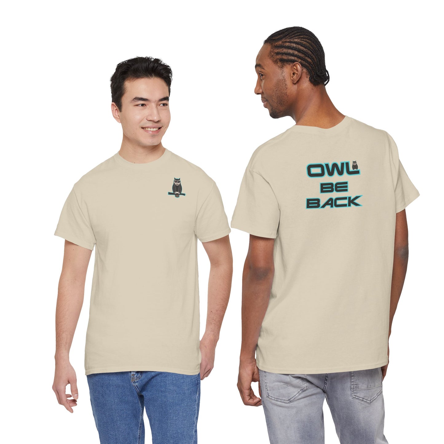 OWL BE BACK Unisex Heavy Cotton Tee